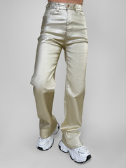 Штаны Fashion Jeans 692 широкие однотонные с напылением