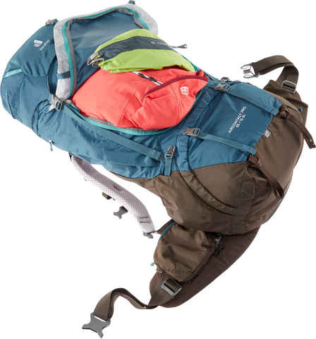 Картинка рюкзак туристический Deuter Aircontact Pro 65+15 SL arctic-coffee - 7