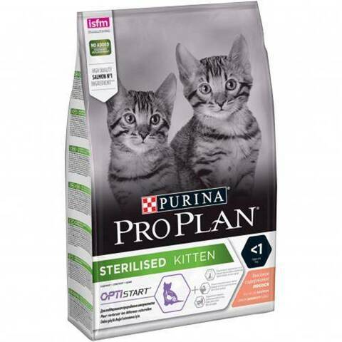 Pro Plan сухой корм для стерилизованных котят (лосось) 1,5кг