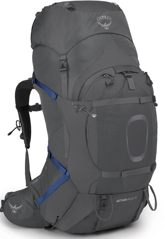 Картинка рюкзак туристический Osprey Aether Plus 70 eclipse grey - 1