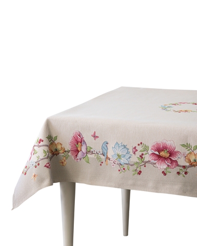 Скатерть 140х240см Mix&Match Home Магнолия бежевая