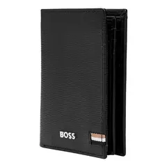 Визитница тройное сложение кожаная HB Iconic Black