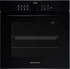Встраиваемый духовой шкаф Zigmund & Shtain E 168 B, гидролизная очистка, чёрный, 73 л