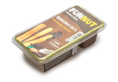Шоколадные арахисовая паста и палочки Funnut, 80г