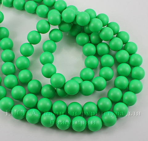 5810 Хрустальный жемчуг Сваровски Crystal Neon Green круглый 12 мм