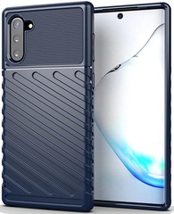 Чехол для Samsung Galaxy Note 10 цвет Blue (синий), серия Onyx от Caseport