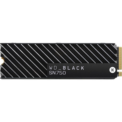 SSD диск WD 1TB WD_BLACK SN750 NVMe M.2 с теплоотводом