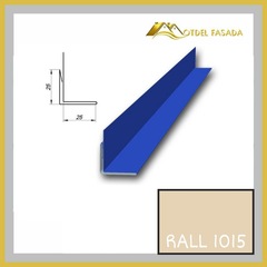 Аквилон для откоса металлический RALL 1015- светлая Слоновая кость 0,45мм 2м