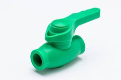 Кран шаровой RIIFO Alba PP-R/латунь 25-25 зелёный