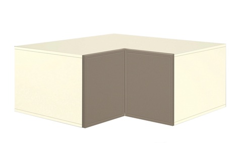 RockBerry ШУГП-900 Н384 шкаф верхний горизонтальный угловой