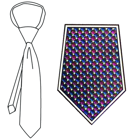 Галстук короткий на регулировке SSFSB-029-17903-409