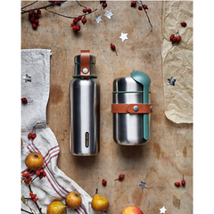 Термос black+blum, food flask, 400 мл, зеленый