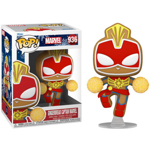 Фигурка Funko POP! Marvel: Gingerbread Captain Marvel (936)