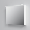 Am.Pm M70AMCX0801WG Spirit V2.0. Зеркальный шкаф с LED-подсветкой. 80 см. цвет: белый. глянец