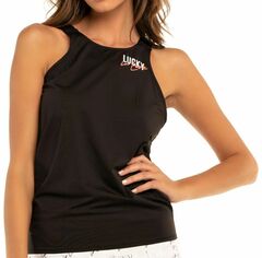 Топ теннисный Lucky in Love Core Signature My Lucky Tie Back Tank - black