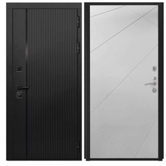 Купить Входная дверь L 45 - ФЛ 291 ПВХ белый софт