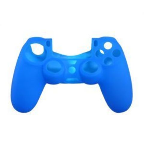 Чехол для геймпада DualShock 4 (синий) + накладки