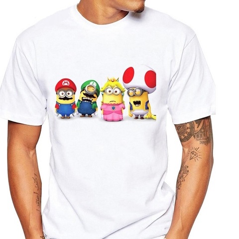 Супер Марио футболка Миньоны