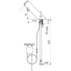 Delabie 490100 Смеситель TEMPOMATIC MIX 4 (раковина) F3/8" блок 230/12V , встроенный подвод