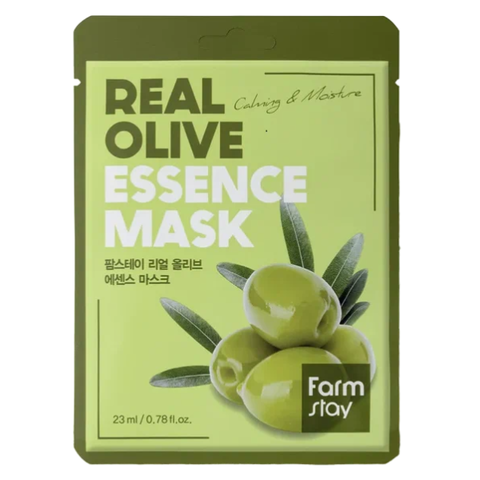 Тканевая маска для лица FARMSTAY Real Olive Essence Mask, 23 мл