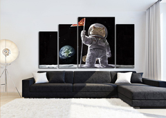 Модульная картина "Космический кот"