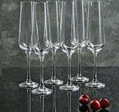 Набор бокалов для шампанского из 6 шт. Sandra, 200 мл, фото 1