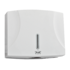 Диспенсер бумажных полотенец пластик белый матовый Puff - 5120