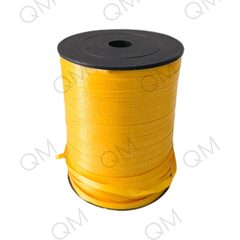 Лента бумажная декоративная 0,5 см х 500 м (желтая)