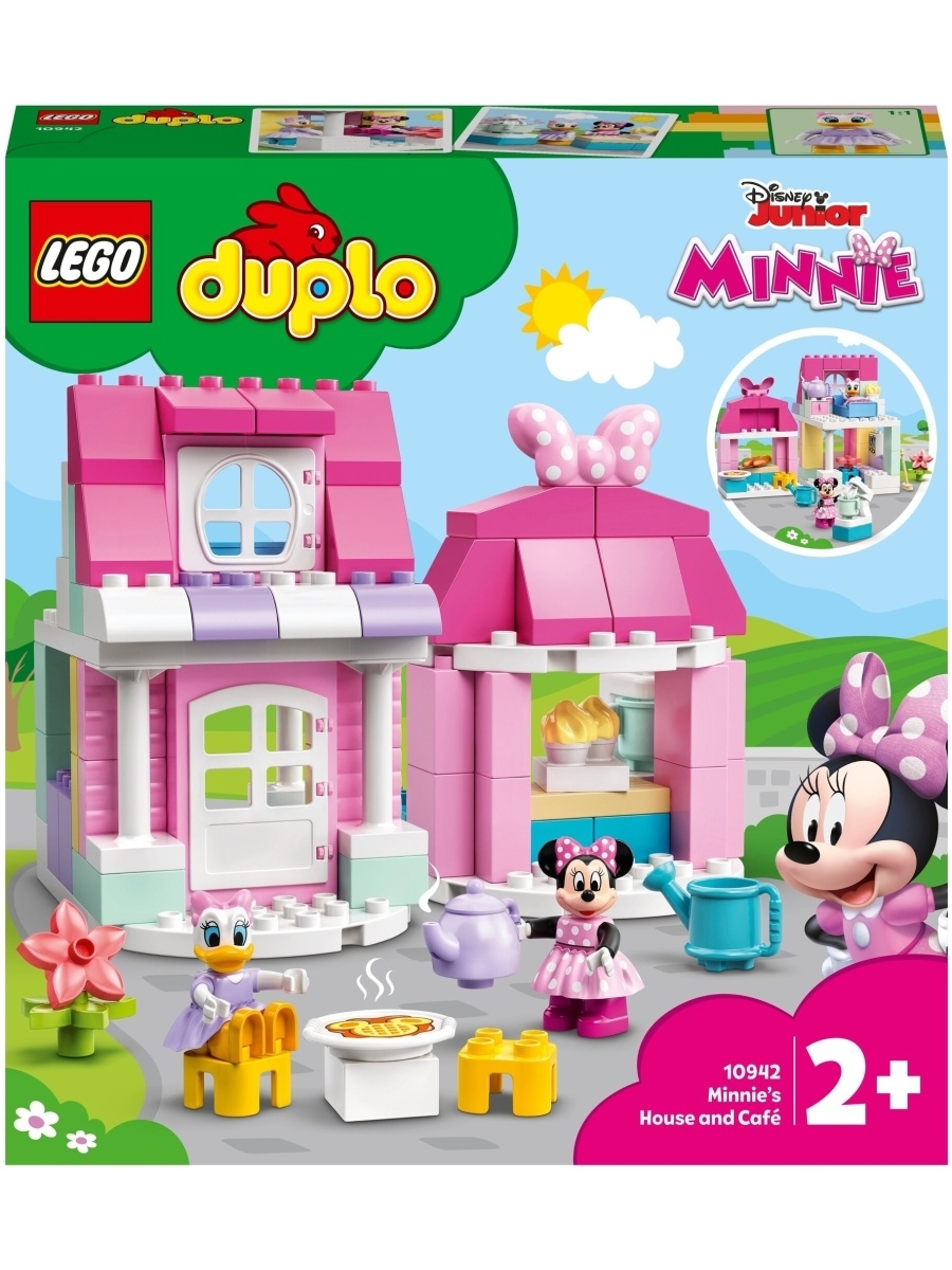 Конструктор LEGO DUPLO Disney 10942 Дом и кафе Минни 10942 купить в  интернет-магазине Layon.ru