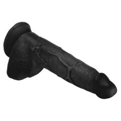 Черный фаллоимитатор Beefy Brad 9’’ Dildo with Balls - 22,4 см. - 