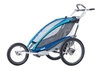 Картинка коляска Thule Chariot CX2 (в комплекте с велосцепкая) синяя  - 1