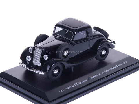 GAZ-M1 Drummer Coupe black 1:43 Nash Avtoprom