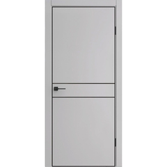 Купить Межкомнатная дверь экошпон ДП-52 silver gray глухая