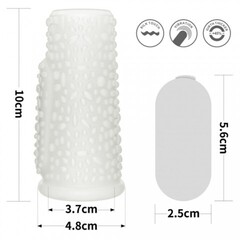 Насадка на пенис с вибрацией Drip Knights Ring  (10*3,7)