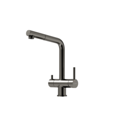 SC4015GG Смеситель для кухни SANCOS Spin, с поворотным и вытяжным изливом, краном для фильтрованной фото