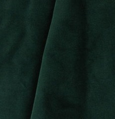Бархат, 268 г/м2, 100% хлопок, 150 см, тёмно-зелёный