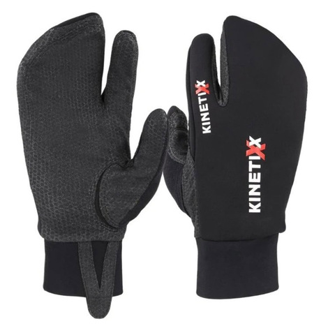 Премиальные лыжные варежки Kinetixx Sol X-Warm Trigger Black