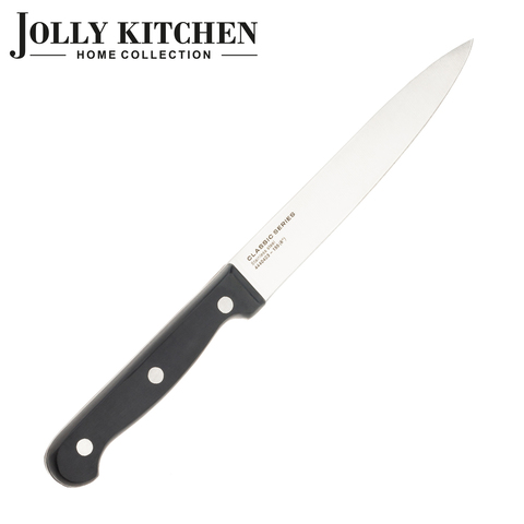 Нож кухонный Jolly Kitchen Classic, 155 мм, черный