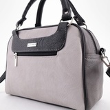 Сумка Саломея 269 мульти итальянский серо-черный