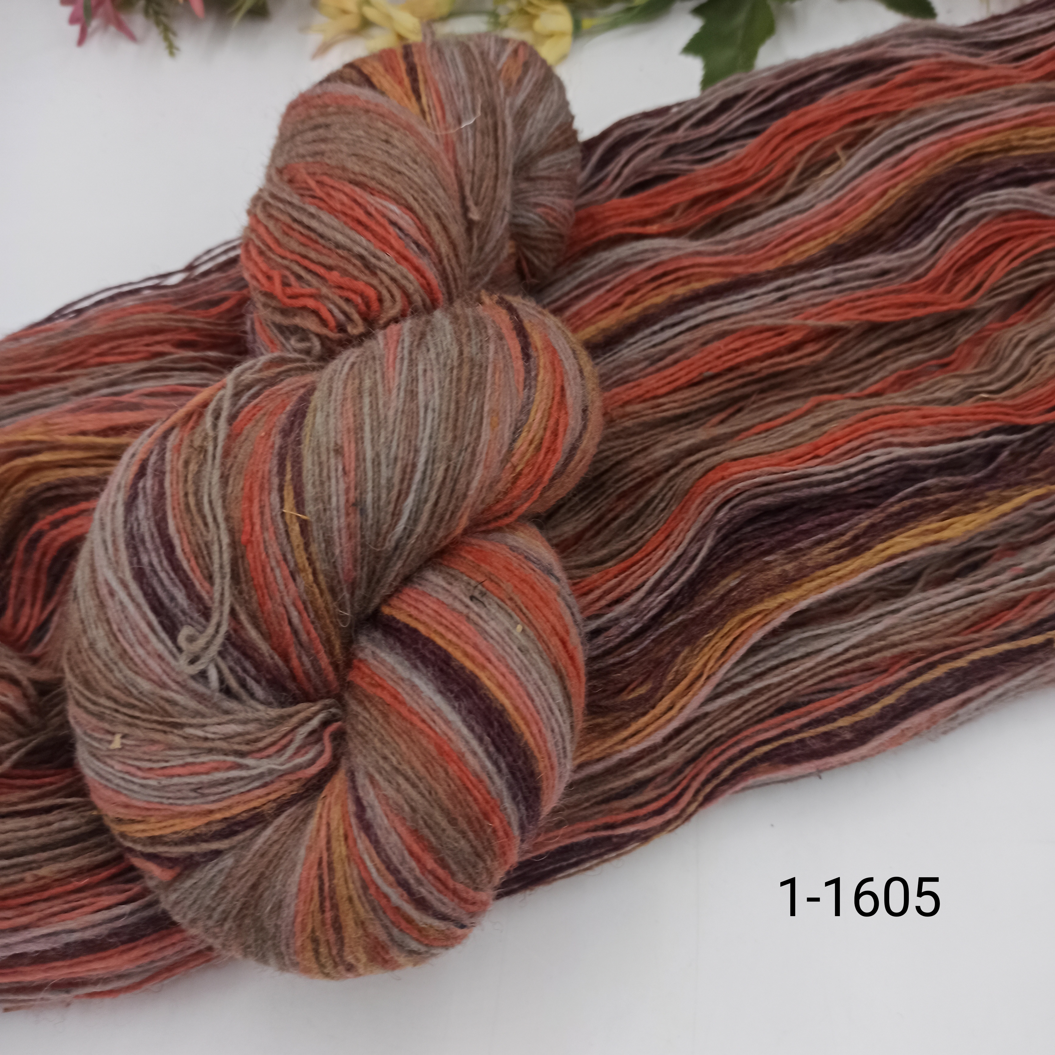 Дундага 6/1 шерсть секционного окрашивания 01-1605 420м/100гр