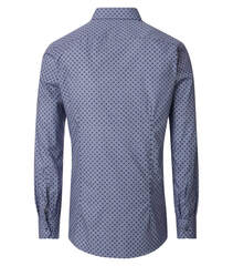 Сорочка мужская Venti Modern Fit 154491900-100 с принтом в серо-синей гамме