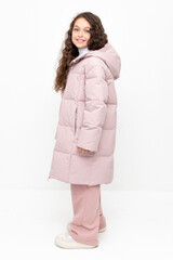 пальто  для девочки  ВК 34068/3 УЗГ