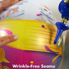 Насадка с нажимным клапаном и с редуктором для гибкой связи Bubble