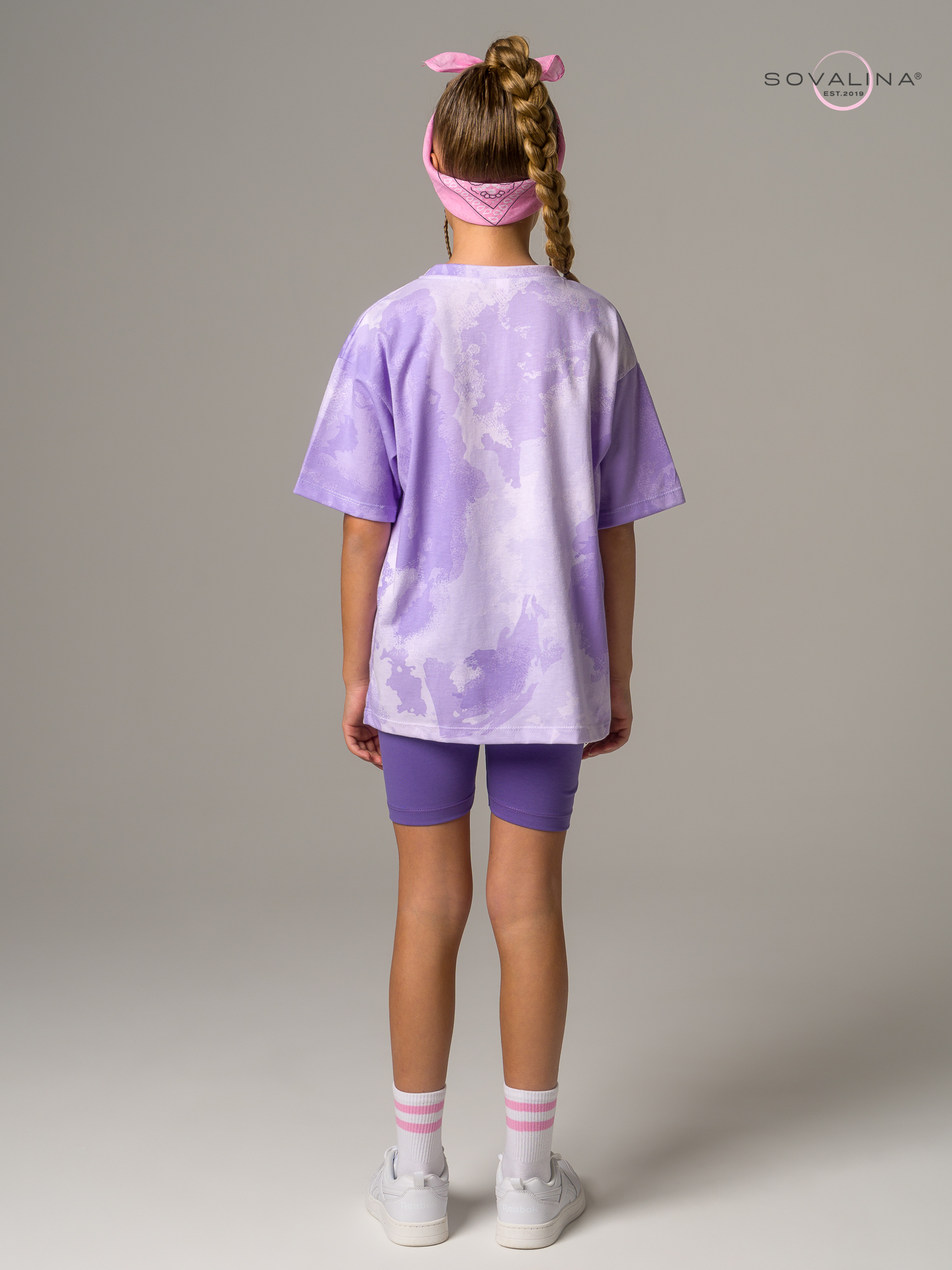 Костюм Актив MAX тайдай лаванда-вери