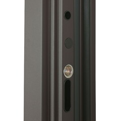 Входная дверь уличная АСД с терморазрывом 3К Норильск муар коричневый / Белый матовый