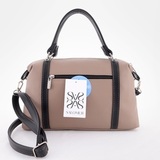 Сумка Саломея 127 норвежский тауп + черный