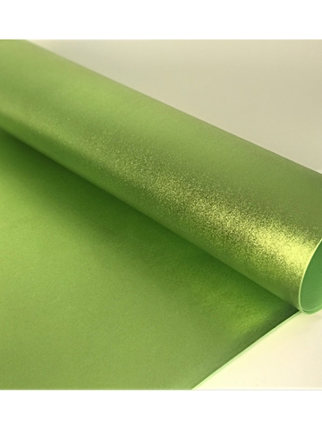 Фоамиран металлик лайм 2мм, 60x70см (3шт)