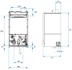 Газовый настенный конденсационный котёл WOLF CGB-2-38 (8616452)