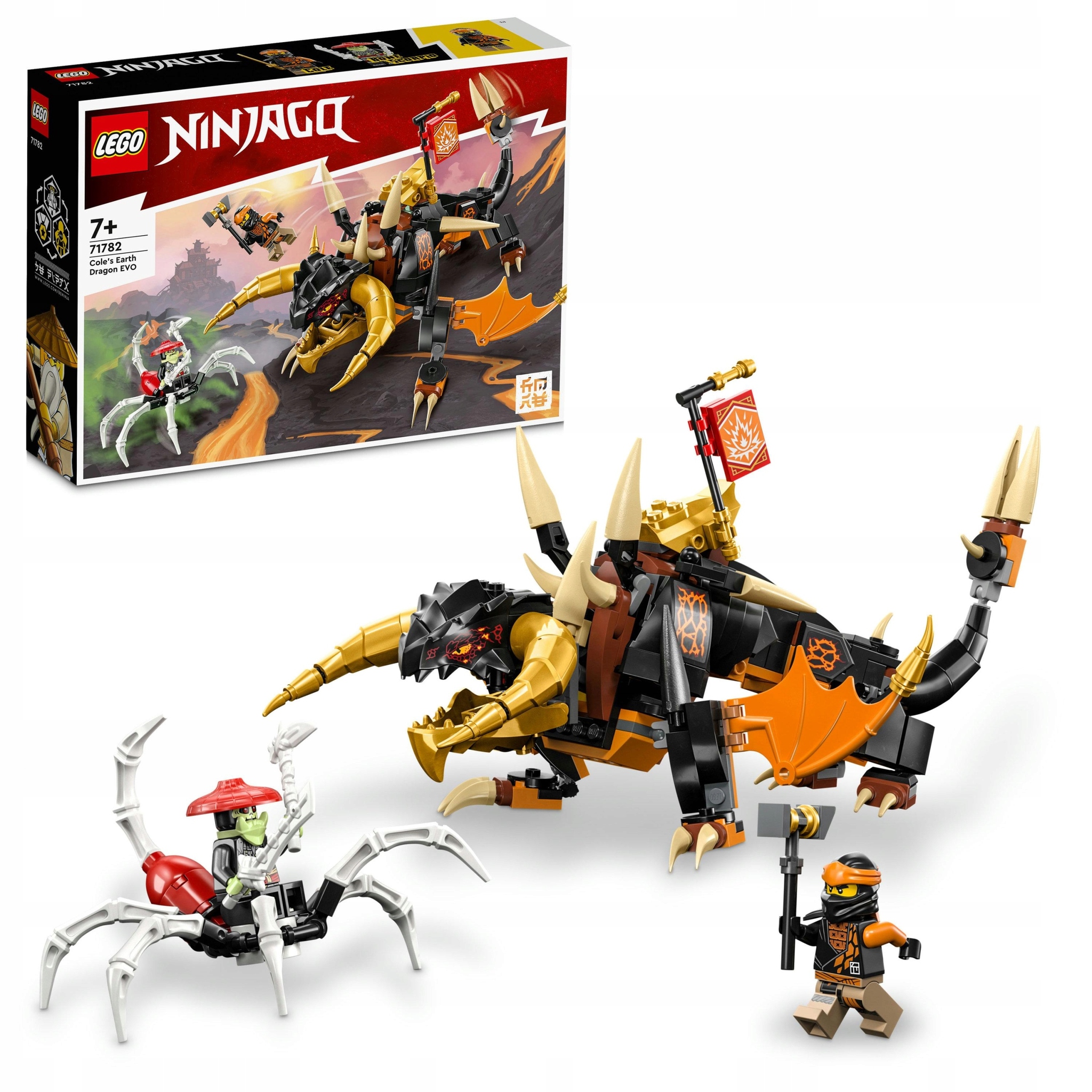 Конструктор LEGO Ninjago Земляной Дракон Коул EVO 71782 купить в Москве |  Доставка по России.