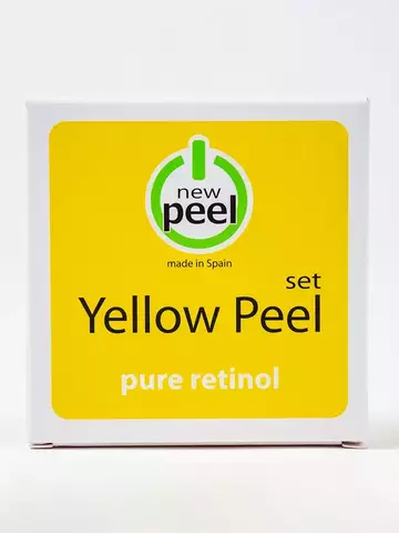 Желтый пилинг NEW peel для лица с ретинолом (набор для одной процедуры)